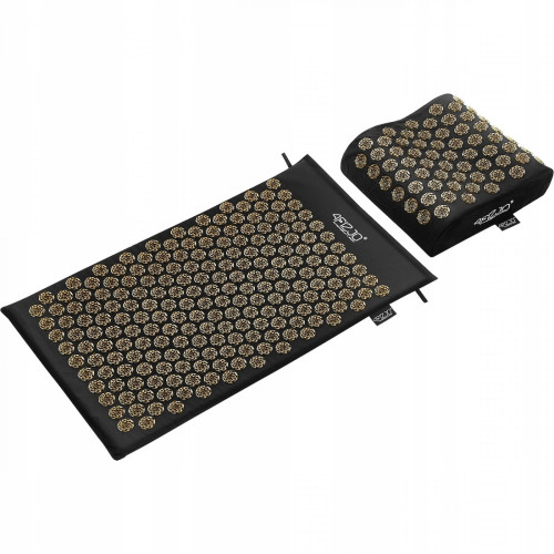 Мат для иглоукалывания  4FIZJO Ergo Mat Аппликатор Кузнецова Black/Gold - фото №3